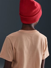 棕色 - Nike Short Sleeve Club T-Shirt - 圖片 6/7