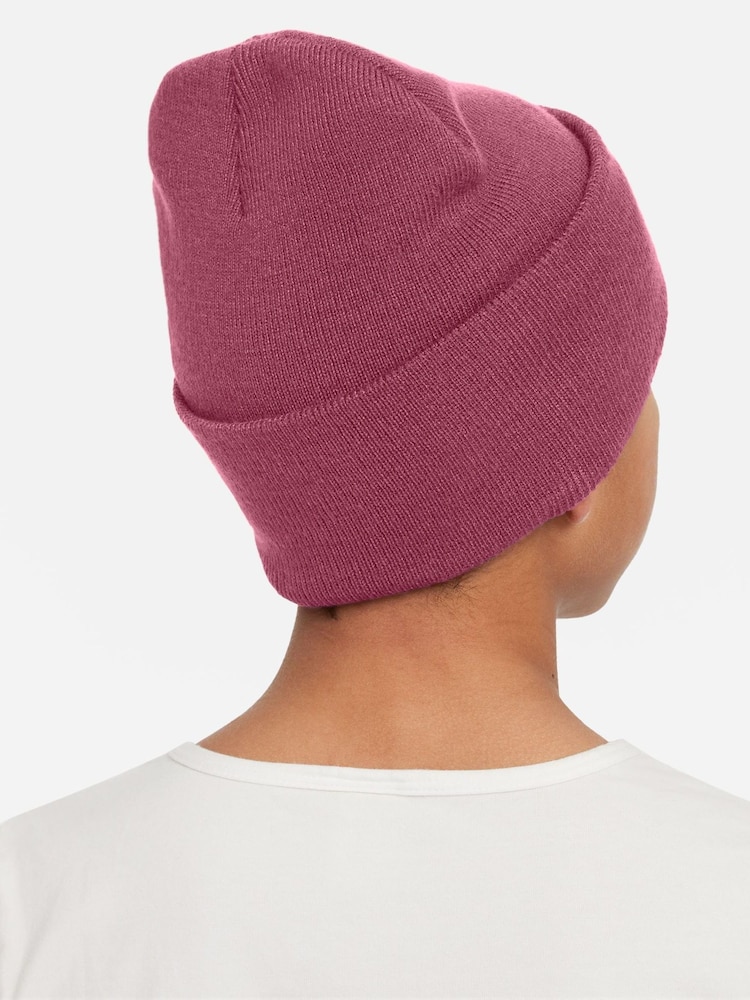 Nike Beet Pink Kids Peak Winter Beanie - Image 2 of 4 Nike Beet Pink Kids Peak Winter Beanie - Image 2 of 4
