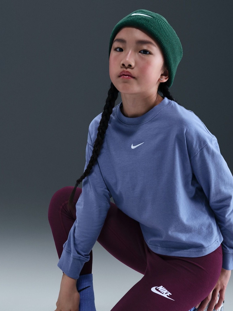 Nike Bordeaux Burgundy High Waisted Leggings - Image 5 of 5