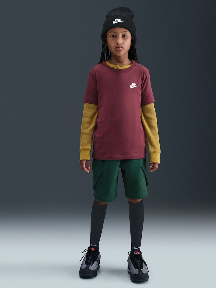 Nike Dark Team Red Club T-Shirt - Image 1 of 5 Nike Dark Team Red Club T-Shirt - Image 1 of 5