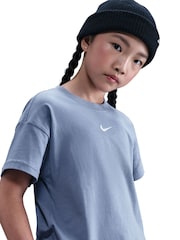 Nike World Indigo Blue Sportswear T-Shirt - Image 3 of 5