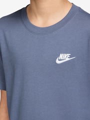 Nike World Indigo Blue Club T-Shirt - Image 3 of 3