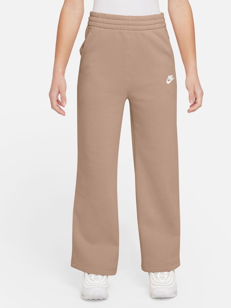 Nike Natural Hemp Club Fleece Wide Leg Joggers - Image 1 of 3 Nike Natural Hemp Club Fleece Wide Leg Joggers - Image 1 of 3
