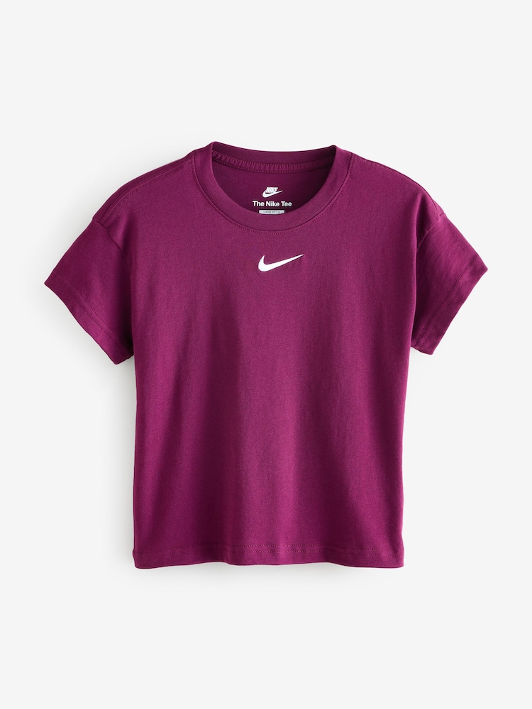 Nike Bordeaux Burgundy Sportswear T-Shirt - Image 1 of 1