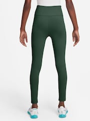 Nike Fir Green Dri-FIT One Leggings - Image 2 of 3