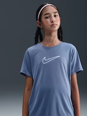 Nike World Indigo Blue Dri-FIT One Short Sleeve T-Shirt - Image 2 of 5