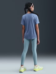 Nike World Indigo Blue Dri-FIT One Short Sleeve T-Shirt - Image 4 of 5