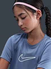 Nike World Indigo Blue Dri-FIT One Short Sleeve T-Shirt - Image 5 of 5