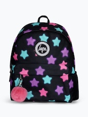 Hype. Unisex Star Glow Black Backpack - Image 1 of 6
