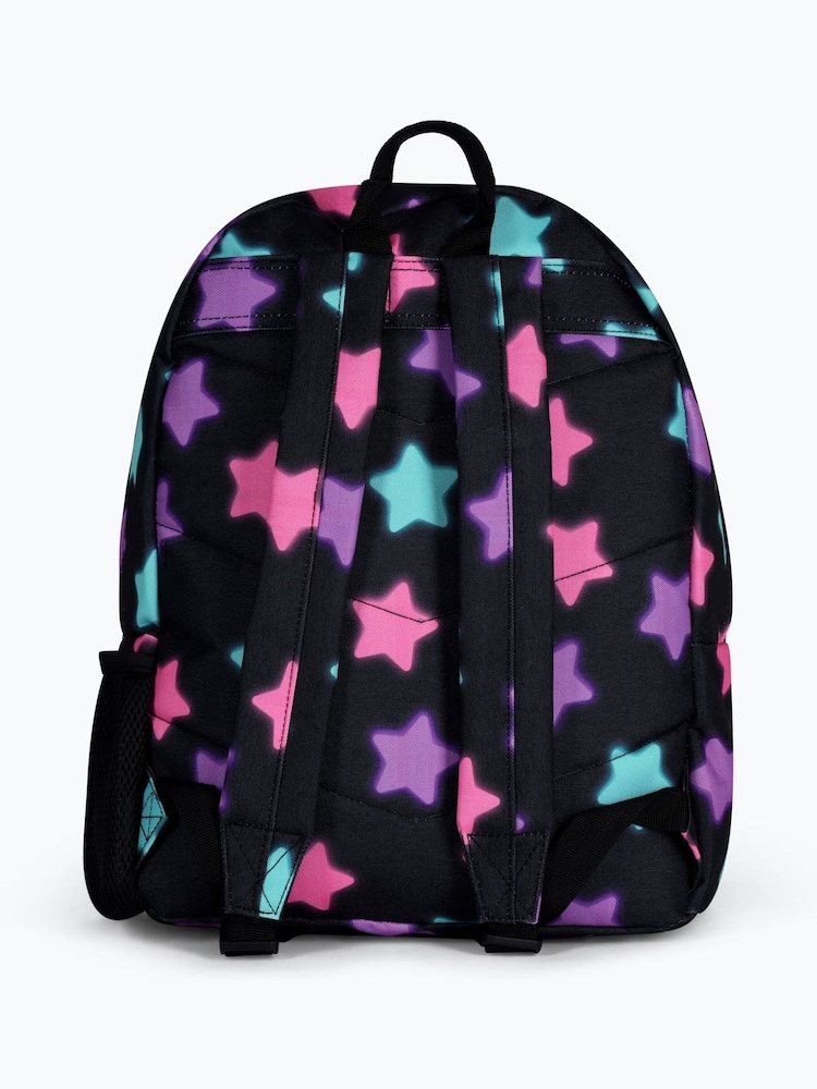 Hype. Unisex Star Glow Black Backpack - Image 2 of 6