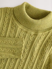 Green Roll Neck Jumper (3mths-10yrs) - Image 3 of 4