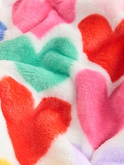Multi Heart Print Fleece All-In-One (1.5-16yrs) - Image 3 of 4
