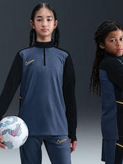 Diffuses Blau - Nike Dri-FIT Academy 25 Drill-Top mit halbem Reißverschluss - Bild 7 von 7