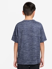 Nike Midnight Navy Dri-FIT Short Sleeve T-Shirt - Image 2 of 3