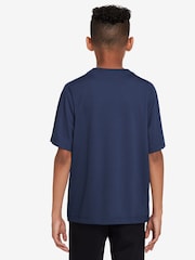 Nike Midnight Navy Dri-FIT Short Sleeve T-Shirt - Image 2 of 3