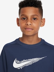 Nike Midnight Navy Dri-FIT Short Sleeve T-Shirt - Image 3 of 3