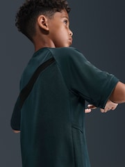 Nike Green Academy Dri-FIT Short-Sleeve Football Top - Image 2 of 16