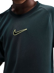 Nike Green Academy Dri-FIT Short-Sleeve Football Top - Image 4 of 16