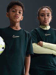 Nike Green Academy Dri-FIT Short-Sleeve Football Top - Image 7 of 16