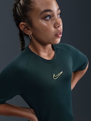 Nike Green Academy Dri-FIT Short-Sleeve Football Top - Image 8 of 16