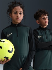 Nike Dark Seaweed Green Dri-FIT Academy 25 Half Zip Drill Top - Image 7 of 7