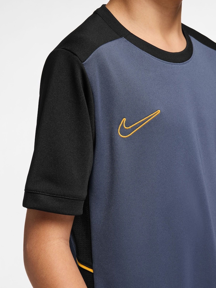 Nike Diffused Blue Academy 25 Dri-FIT Football Shirt - Image 3 of 3