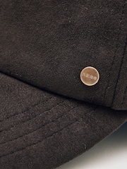 Reiss Chocolate Nicole Logo Embroidered Baseball Cap - Image 5 of 5