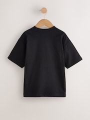 Black/Orange Monster Truck Relaxed Fit Short Sleeve Graphic Print T-Shirt (3-16yrs) - Image 2 of 4