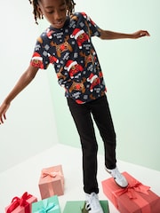 Black Controller Christmas Short Sleeve T-Shirt (3-16yrs) - Image 3 of 7