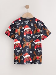 Black Controller Christmas Short Sleeve T-Shirt (3-16yrs) - Image 5 of 7