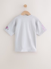 Grey Graffiti Relaxed Fit Short Sleeve Graphic Print T-Shirt (3-16yrs) - Image 6 of 9