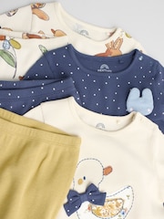 Ecru Long Sleeve Top And Leggings Set 6 Piece (0mths-3yrs) - Image 12 of 16