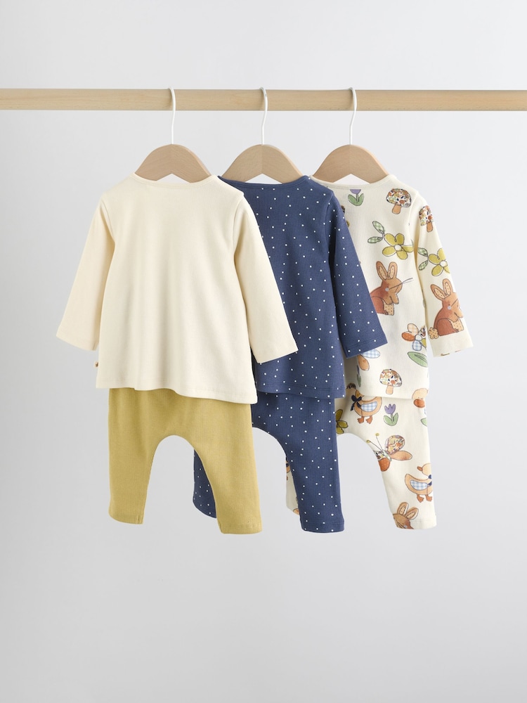 Ecru Long Sleeve Top And Leggings Set 6 Piece (0mths-3yrs) - Image 2 of 16 Ecru Long Sleeve Top And Leggings Set 6 Piece (0mths-3yrs) - Image 2 of 16
