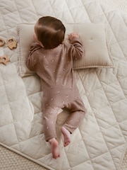 Estampado rosa/crema/marrón - Conjunto de 6 piezas con tops de manga larga y leggings (0 meses - 3 años) - Imagen 6 de 21