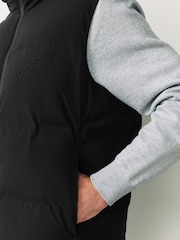 Negro - ThermoGen Shower Resistant Puffer Gilet - Imagen 6 de 10