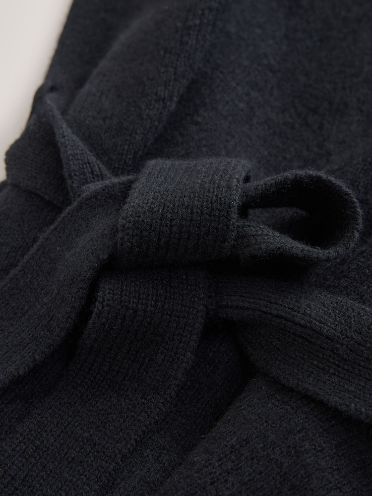 Black Knitted Tabbard Tank with Containing Cashmere - Image 3 of 3