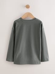 Grey Ice Cool Snowman Christmas Long Sleeve T-Shirt (3-16yrs) - Image 5 of 7