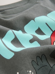 Grey Ice Cool Snowman Christmas Long Sleeve T-Shirt (3-16yrs) - Image 6 of 7