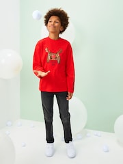 Red Controller Christmas Long Sleeve T-Shirt (3-16yrs) - Image 2 of 8