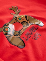 Red Controller Christmas Long Sleeve T-Shirt (3-16yrs) - Image 7 of 8