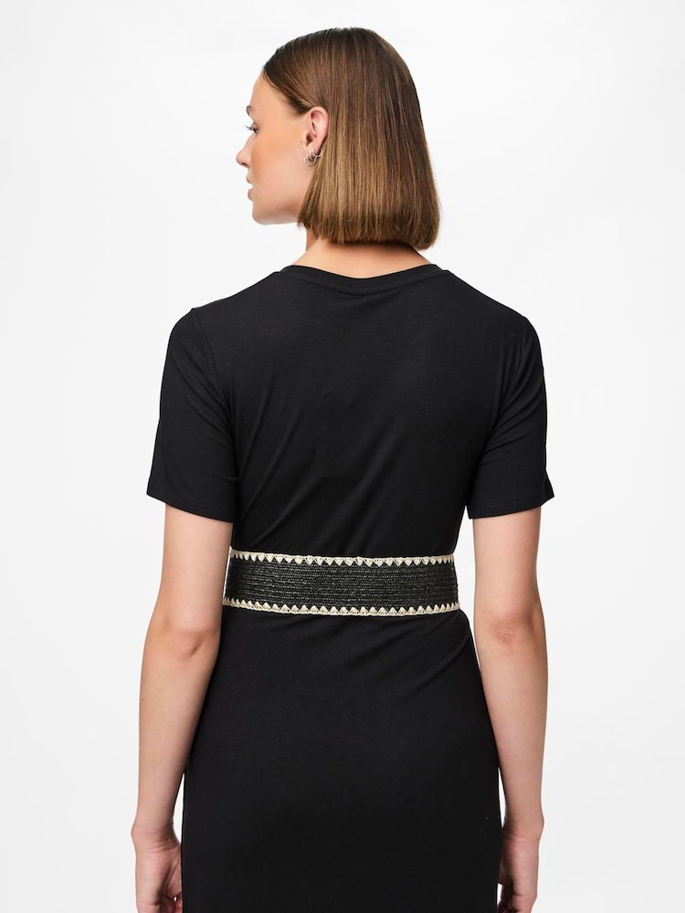 PIECES Raffia Woven Waist Belt - Slika 2 iz 4