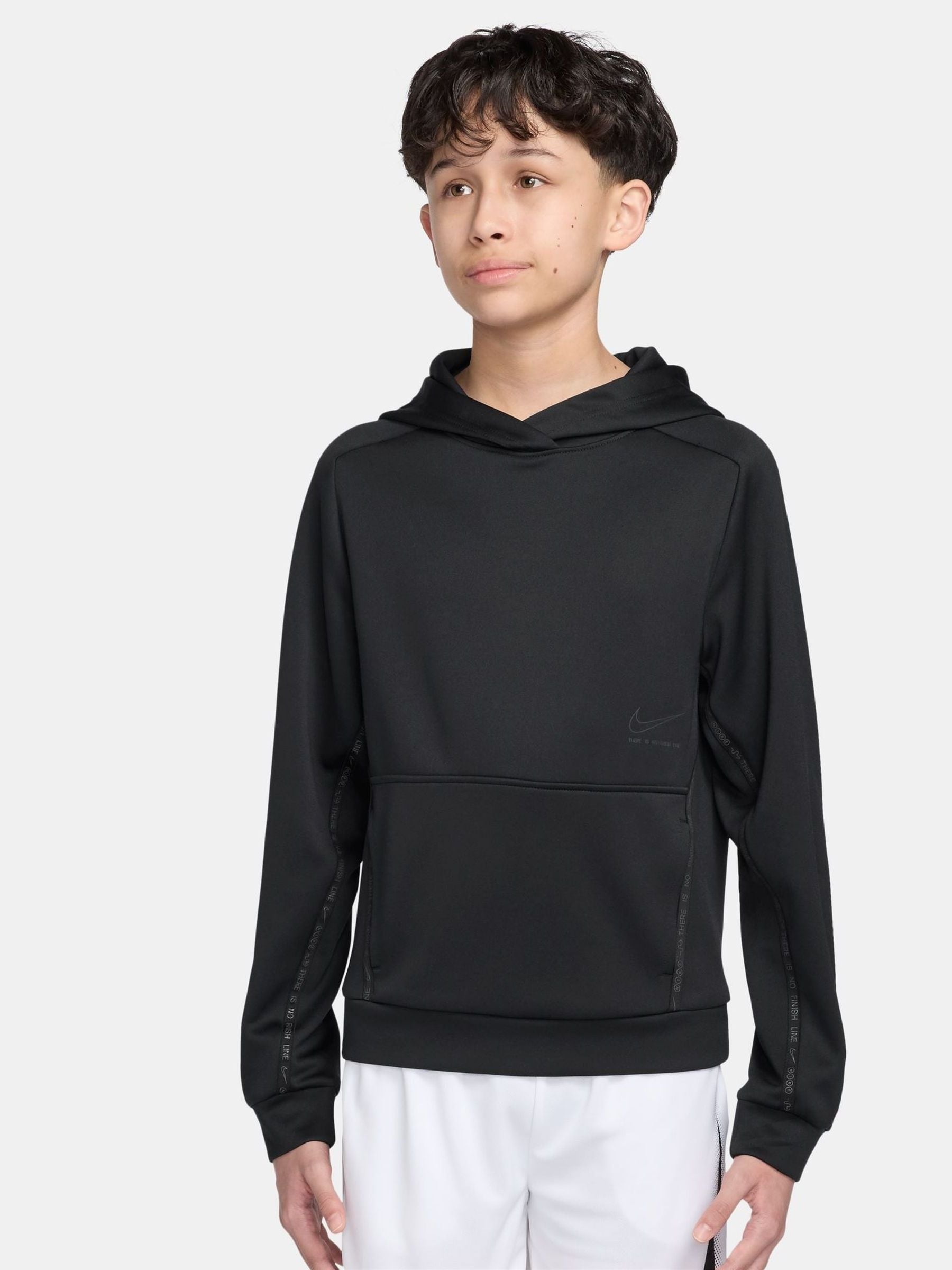 nike overhead black hoodie
