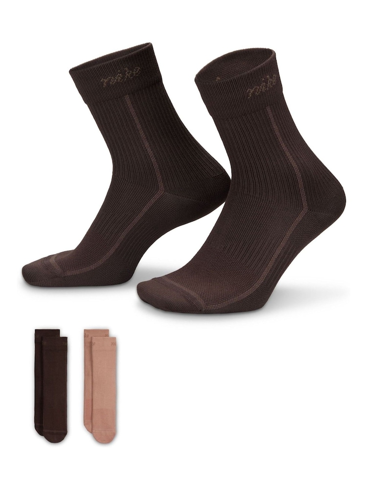 Nike Everyday Lightweight Crew Sock 2 Pack - Imagen 1 de 4