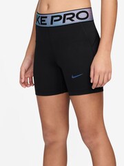 Nike Black Pro Dri-FIT Inch Shorts - Image 3 of 4