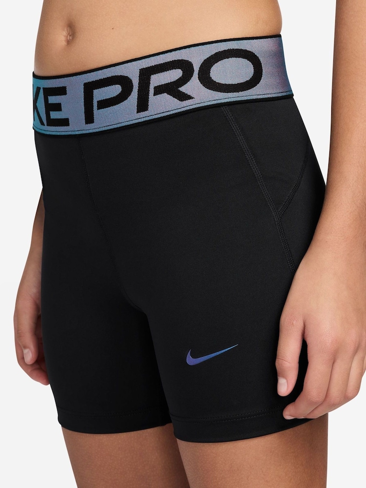 Nike Black Pro Dri-FIT Inch Shorts - Image 4 of 4