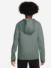 Nike Clay Green Tech Fleece Zip-Up Hoodie - Image 2 of 3