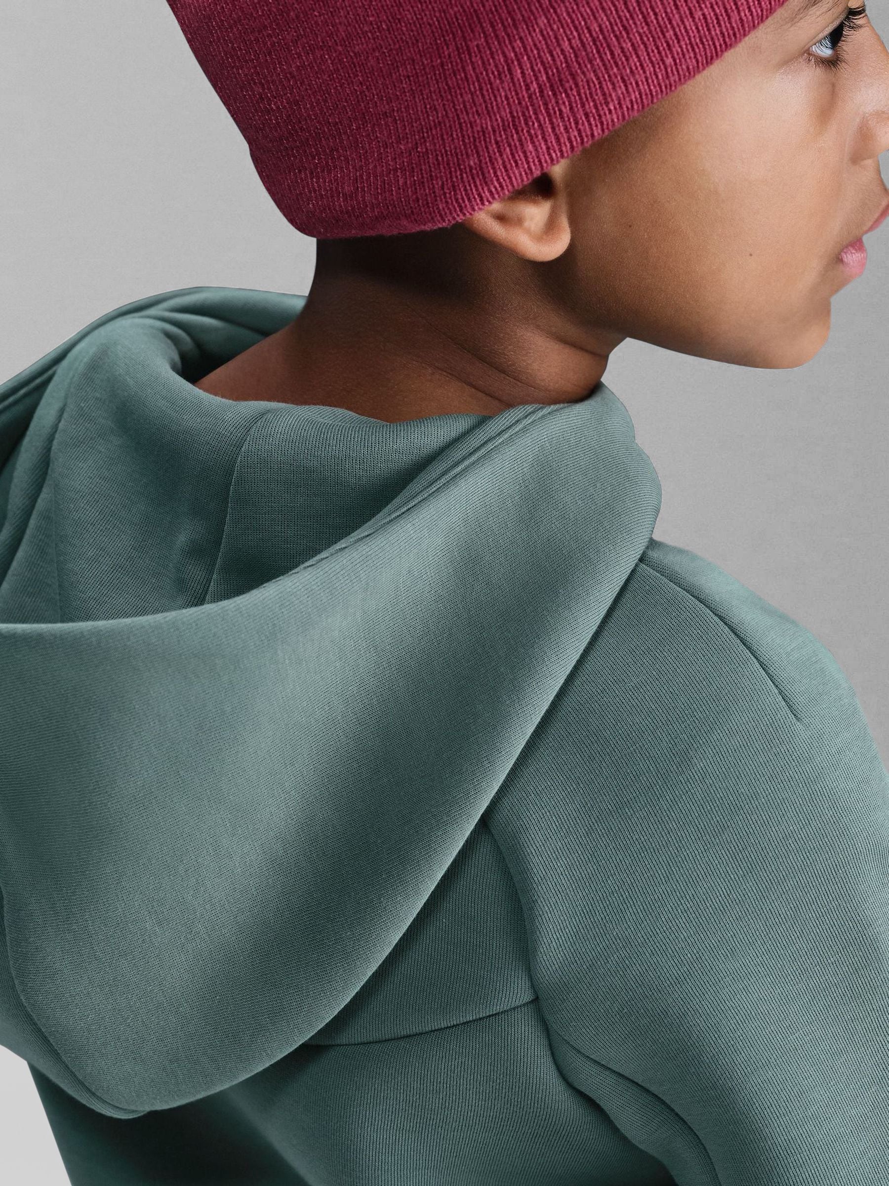 nike tech knit green