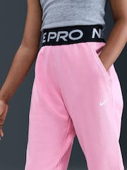 Zartrosa - Nike Pro Dri-Fit Fleece Joggers - Bild 4 von 5