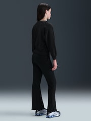 Nike Black Sportswear Cosy Fleece Wide Leg Joggers - Image 5 of 8