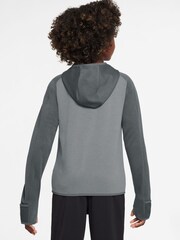Nike Smoke Grey Therma-FIT Half Zip Training Top - Image 2 of 3